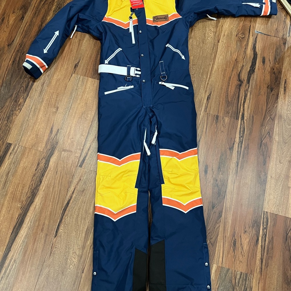 Shimano Yellow and Blue Jacket with Orange Accents